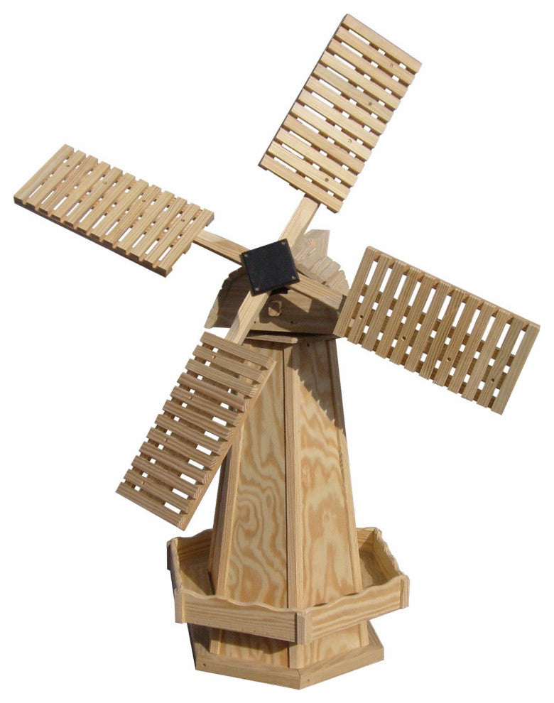 Pressure Treated Dutch Windmill, Unfinished, Large