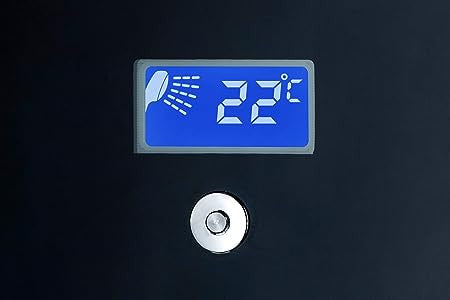 Blue Ocean 52" Aluminum SPA392B-L Shower Panel With Rainfall Shower Head