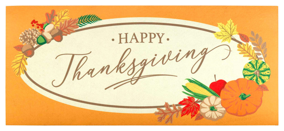 Doormat Insert, Happy Thanksgiving