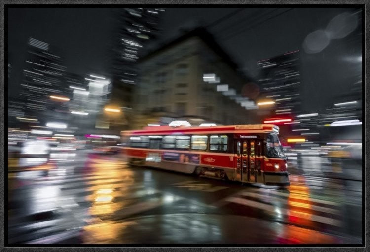 "Night Moves" Framed Canvas Giclee by Jason Crockett, 19x13"