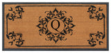 A1HC Hand-Crafted 24"x48" Rubber Coir Double/Single Monogrammed, Q