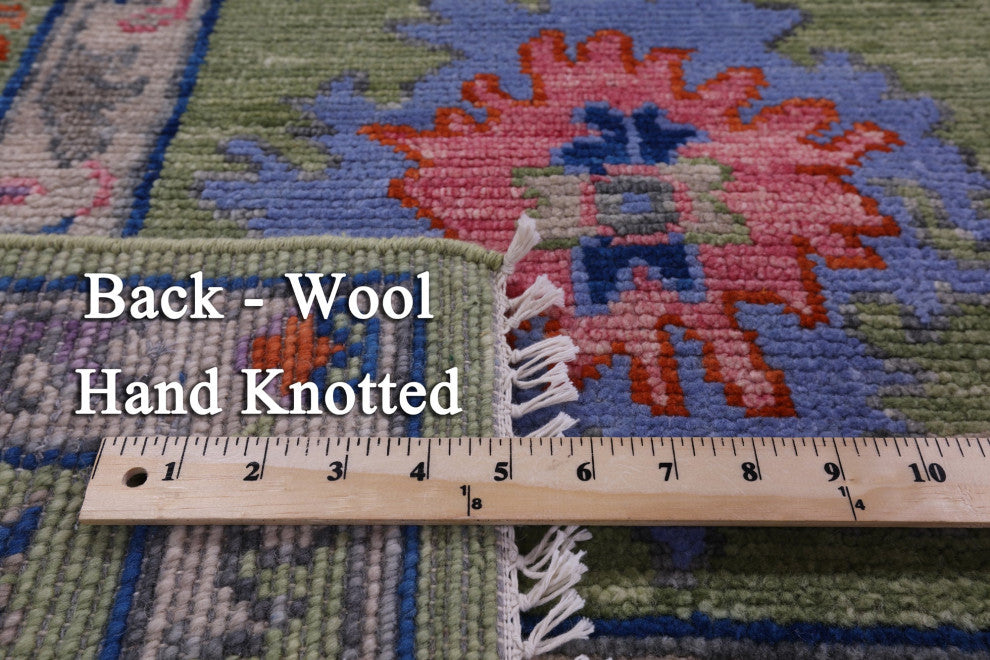 Turkish Oushak Handmade Wool Rug 8' 2" X 10' 4" - Q15851