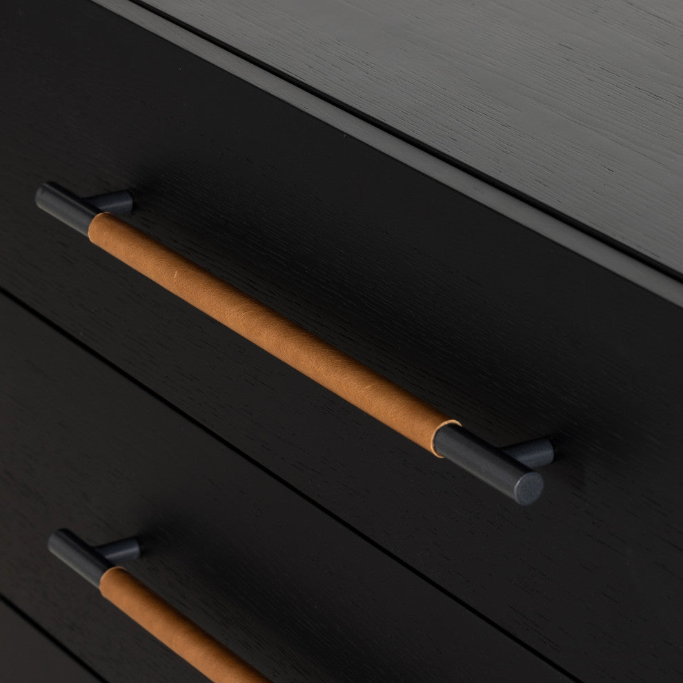 Rosedale 3 Drawer Dresser-Ebony Oak