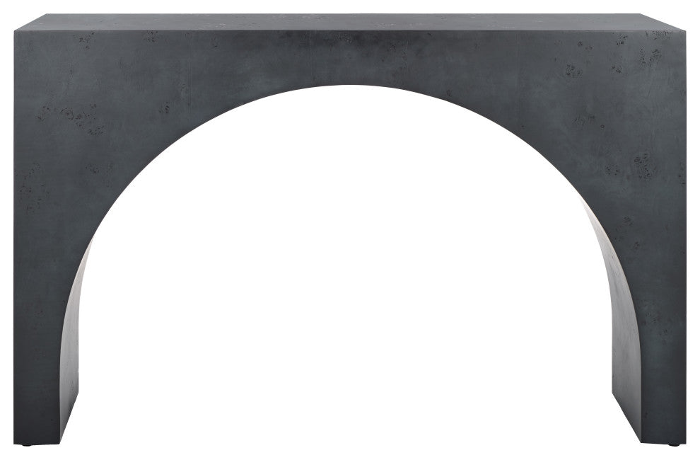 Safavieh Couture Katelynn Burled Mappa Console Table, Grey