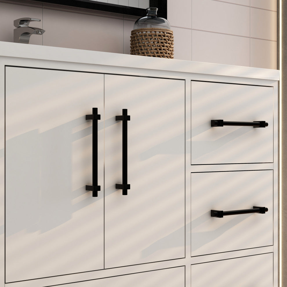 Victoria 48" Solid Wood Bath Vanity, Glossy White