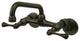 Kingston Brass 6" Adjustable Center Wall Mount Kitchen Faucet, Oil Rubbed Bronze