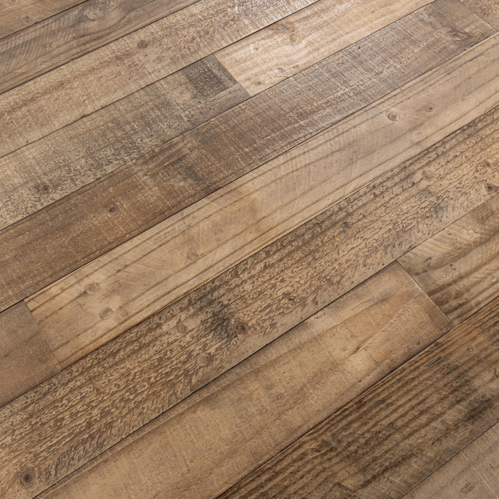 Dita Reclaimed Pine Wood Dining Table