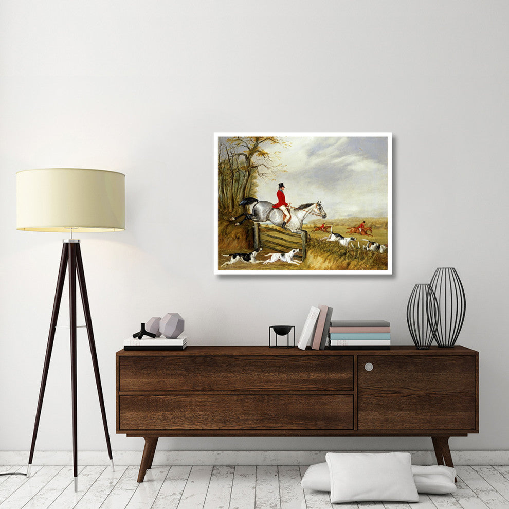 "The Belvoir Hunt" Digital Paper Print by Henry Thomas Alken, 42"x34"