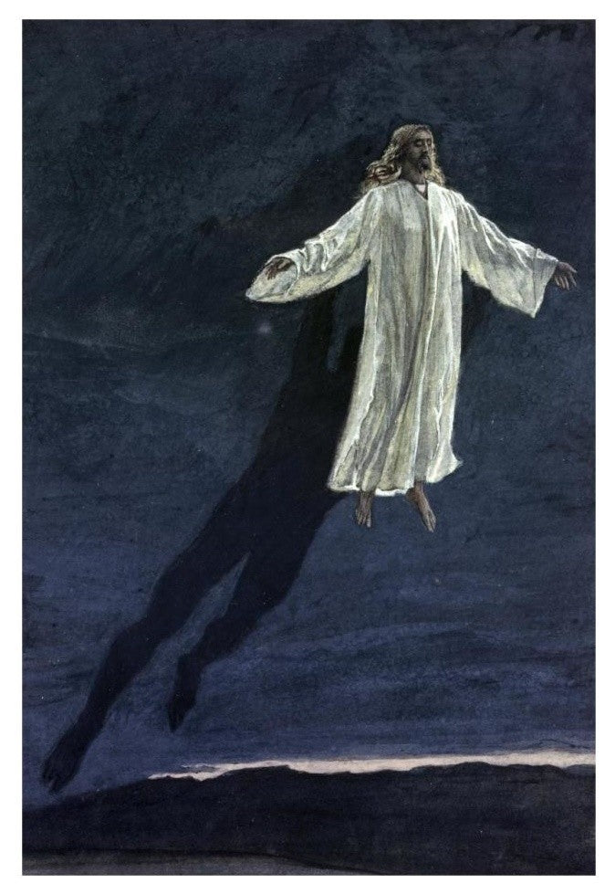 "Jesus Taken Up Onto A High Mountain" Paper Print by James Tissot, 22"x32"