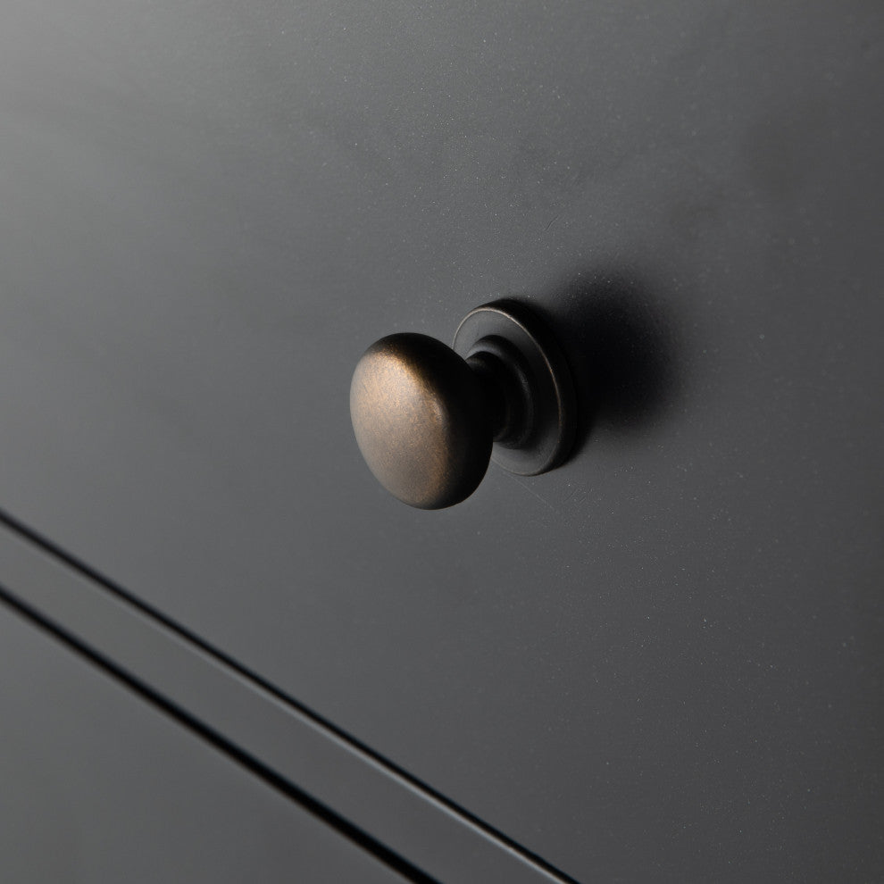 Belmont 8 Drawer Tall Dresser, Black