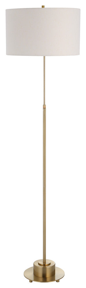 Uttermost Prominence Brass floor lamp