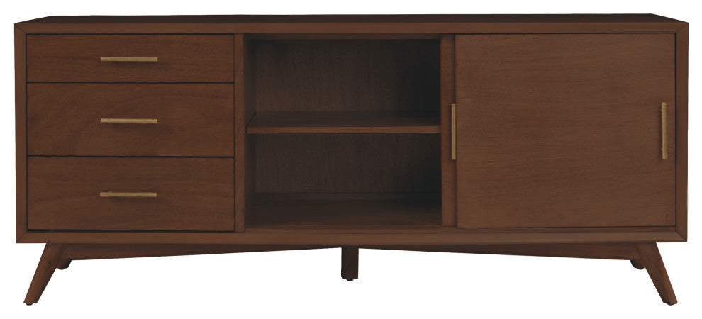 Flynn Large TV Console, Walnut
