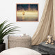 Golden Mist on Waples Pond Framed Photo Paper Wall Art Prints, Red Oak, 16" X 20"