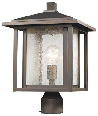 Z-Lite 554PHB Aspen 1 Light 16" Tall Outdoor Post Light - Oil Rubbed Bronze