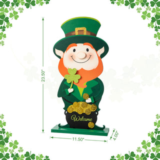 23.5"H St.Patrick's Wooden Porch Decor