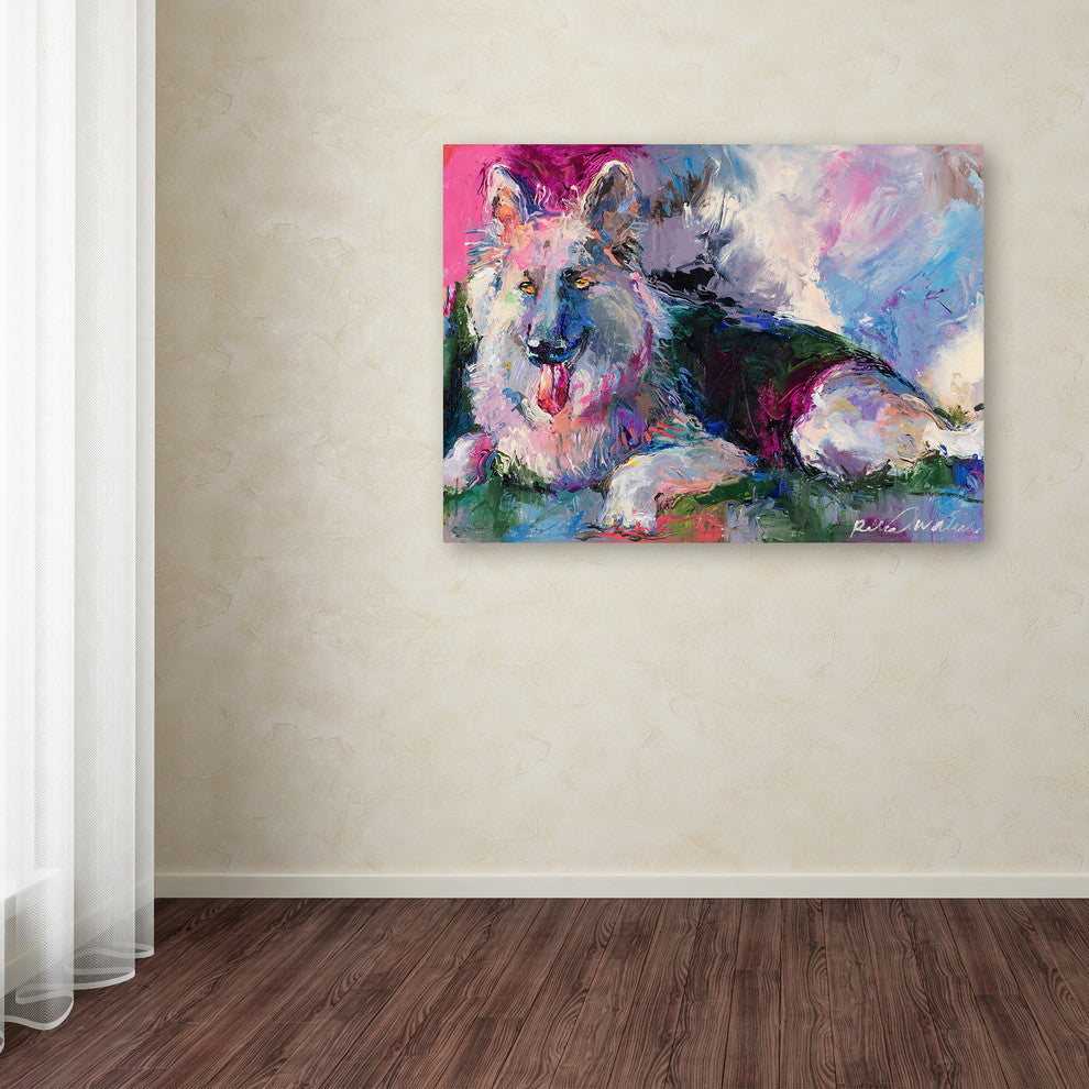 Richard Wallich 'German Shepherd' Canvas Art, 32 x 24
