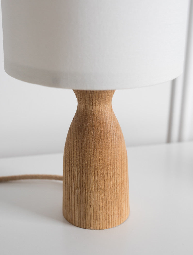 Arelle wood table lamp