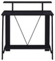 Wooden Writing Desk, Black Finish