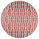 Indoor/Outdoor Sedona SN6 Clay Machine Washable 8' x 8' Round Rug