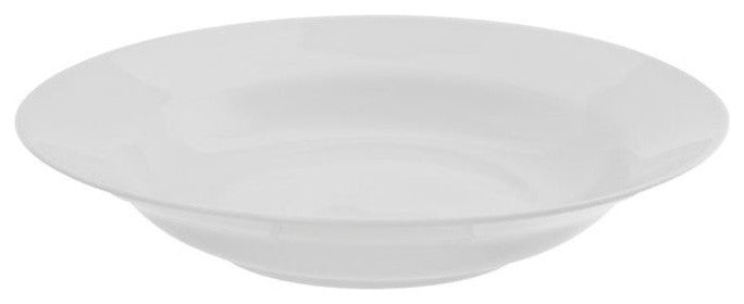 9" Royal White Rim Soup, Set of 6