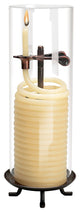 80 Hour Vertical Beeswax Candle With Hurricaine Glass