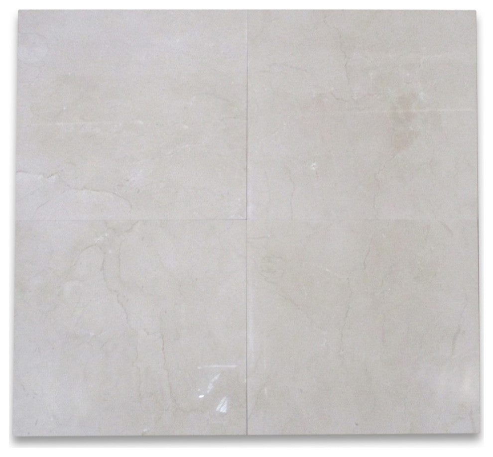 Crema Marfil Beige Marble 18x18 Tile Polished, 99 sq.ft.