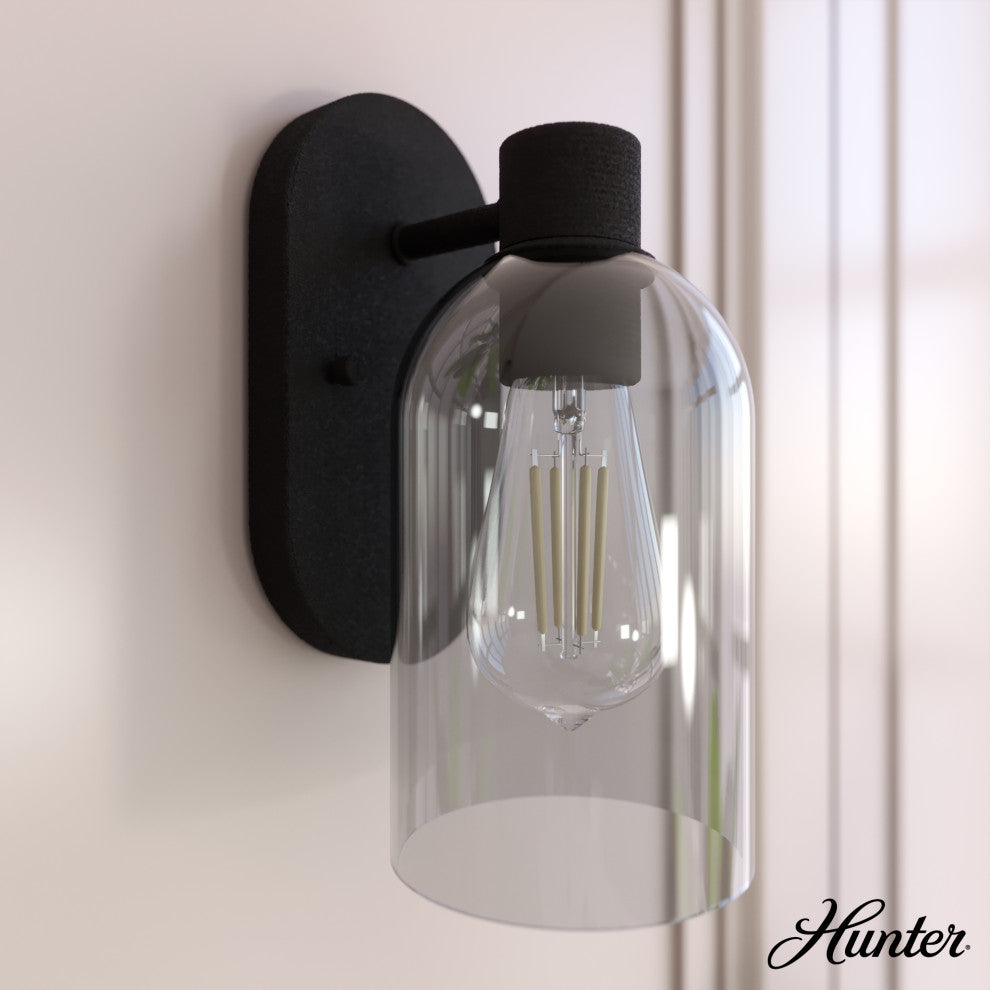 Hunter Lochemeade Natural Iron 1 Light Sconce Wall Light Fixture