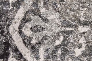 Weave & Wander Kiba Charcoal/Ivory Rug, 6'7"x9'6"