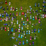 "People On Towels" Print on Canvas by Karolis Janulis