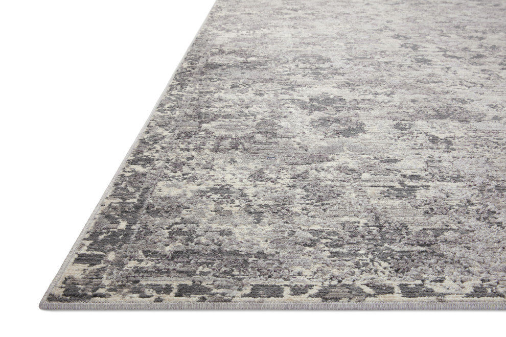 Loloi Indra Charcoal / Silver 3'-7" x 5'-7" Accent Rug