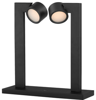 ET2 E30523 Embrace 15" Tall Spotlight Desk Lamp - Black