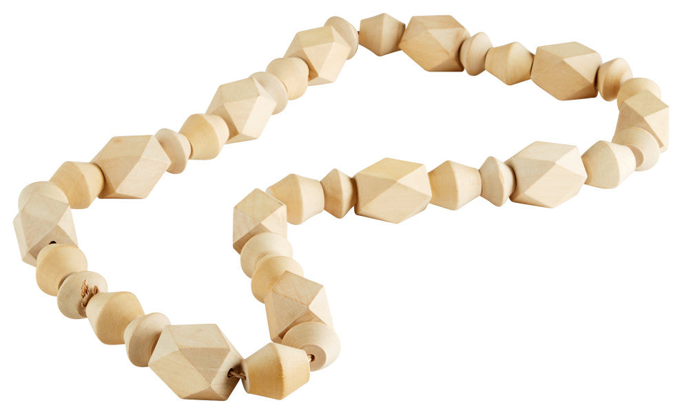 Chai Beads, Brown-Bronze-Rust, 56" L x 1.5" W x 1.5" H