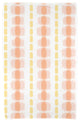 Watercolor Stripe, Stripe Print Beach Towel, Yellow