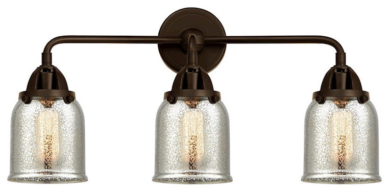 Innovations Lighting 288-3W-OB-G58 Small Bell 3 Light 23" Bath Vanity Light