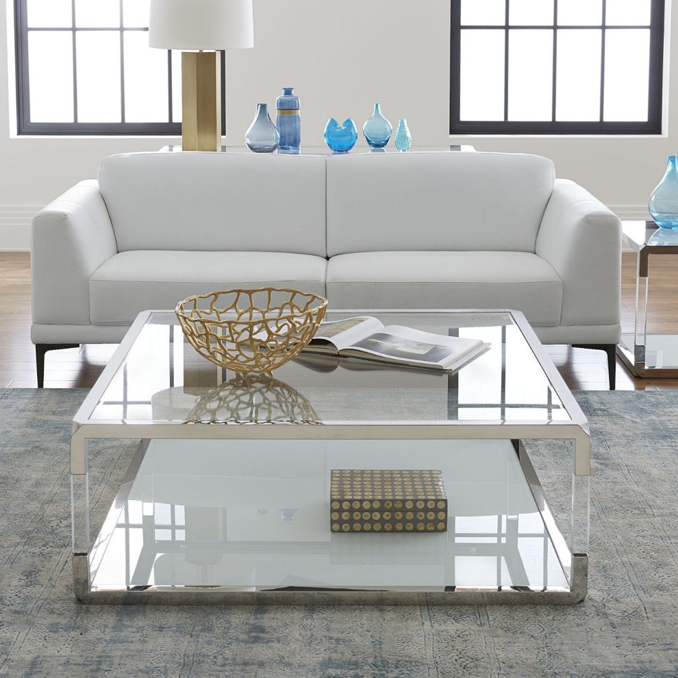 Modus Jasper Square Coffee Table in White