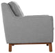 Beguile 3 Piece Upholstered Fabric Living Room Set, Gray