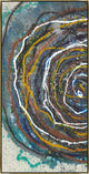 30x60 All Mixed Up III, Framed Artwork, Gold