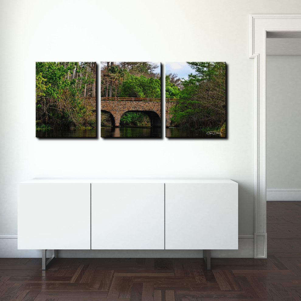 Ready2hangart Chris Doherty ''Loxahatchee Bridge'' 3-piece Canvas Wall Art