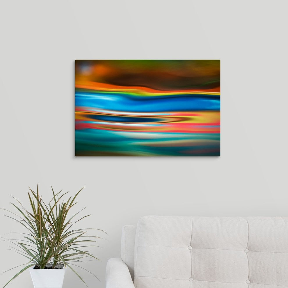 "A River Runs Through It" Wrapped Canvas Art Print, 24"x16"x1.5"