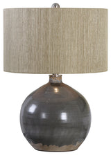 Uttermost Vardenis Gray Ceramic Lamp