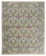 Weave & Wander Bennet Gray/Multi 2'x3' Hand Knotted Area Rug