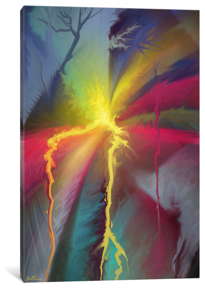"Pure Abstract I" by Ben Heine, 26x18x1.5"