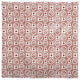 Boho Circles Red 58x58 Tablecloth