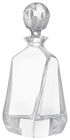 Aurora Crystal Modern Whiskey Decanter 25.3 oz