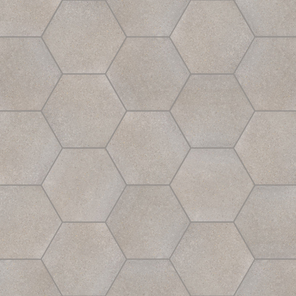 Palazzo Hex Luce Porcelain Floor and Wall Tile
