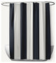 Graduated Stripe Shark Blue 70" w x 73" h Shower Curtain