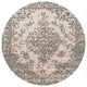Ahgly Company Indoor Round Mid-Century Modern Area Rugs, 7' Round