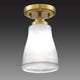 Mini Semi Flush Mount Ceiling Light antique glass ceiling light fixture