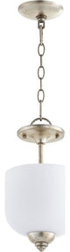 Richmond  3-Light Dual Mount, Aged Silver Leaf
