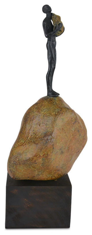 Man on Rock Medium Bronze
